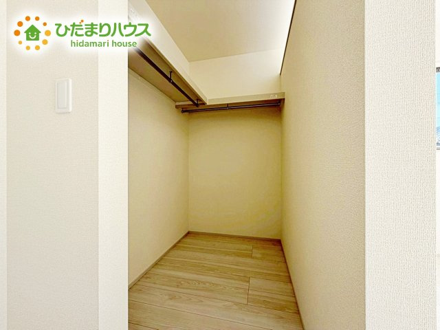 【収納】 | 小美玉市清風台団地第6　新築戸建 | 人気の設備であるWIC。収納量はもちろん、収納のしやすさもWICの大きなポイントです