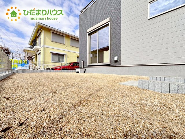 【庭】 | 小美玉市清風台団地第6　新築戸建 | お子様の元気なお外遊びも、自宅のお庭なら安心ですね(^^♪