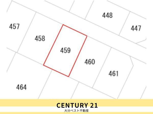 汐見２丁目土地の土地図|※図面と現況が異なる場合は現況を優先させていただきます。