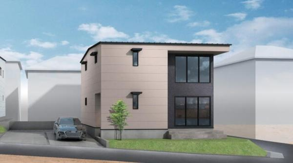 大字上宗方　新築　KM2-2の外観|※外観パースはイメージです。