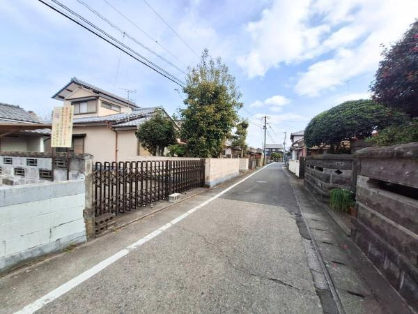 市浜　土地の前面道路含む現地写真|前面道路含む現地(2026年2月撮影)