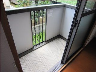 武蔵野市関前４丁目のアパートのバルコニー|※参考　別号室のお写真です