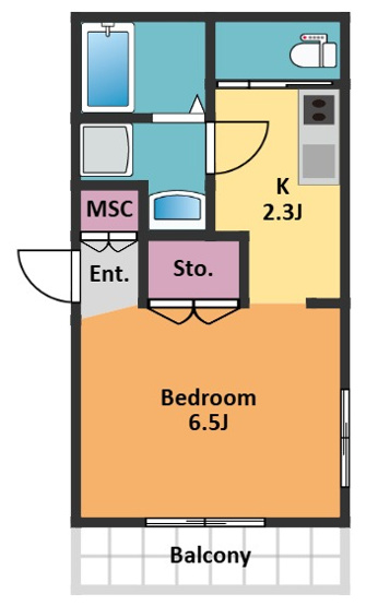 【間取り】 | Ligare | ２面採光で明るいお部屋です♪