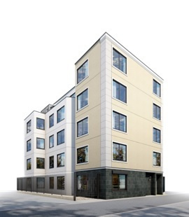 レピュア小石川レジデンスの外観パース