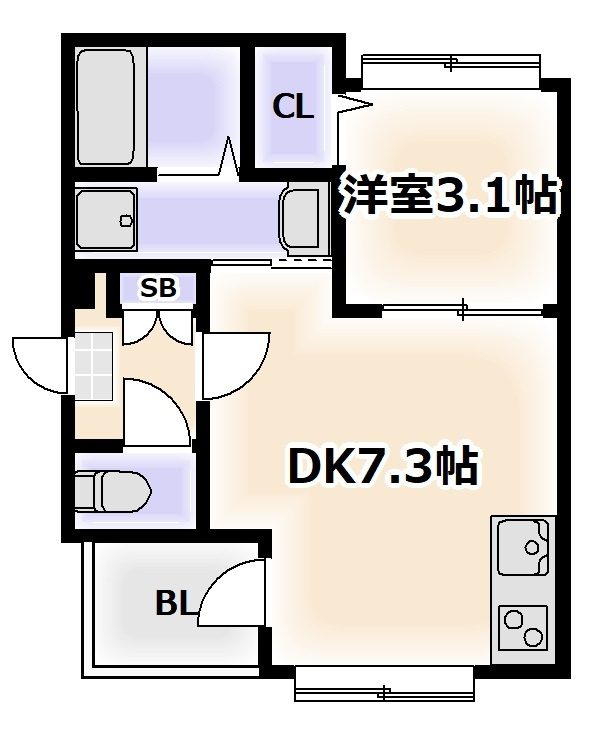 StarLight Studiosの間取り
