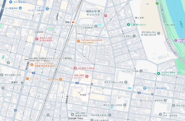5(土)6(日)現地見学可能！◆堺市堺区香ヶ丘町　ラスト1邸の地図