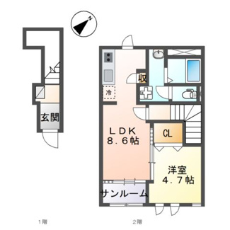 【間取り】 | エンプレスⅥ