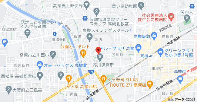 メゾン高槻の地図