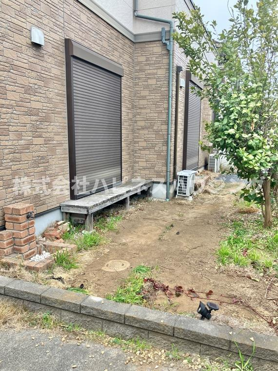 松戸新田戸建の庭|お庭も活用できます