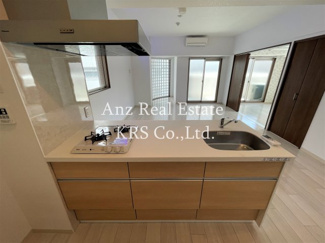 【キッチン】 | メゾニティ・クイーン阿波座 | 2口ガスコンロ！オシャレで使いやすいキッチンです♪