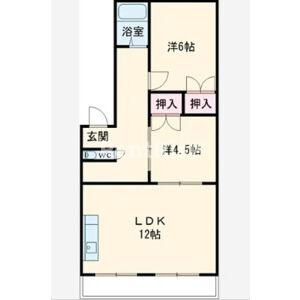 マンションアリスAの間取り
