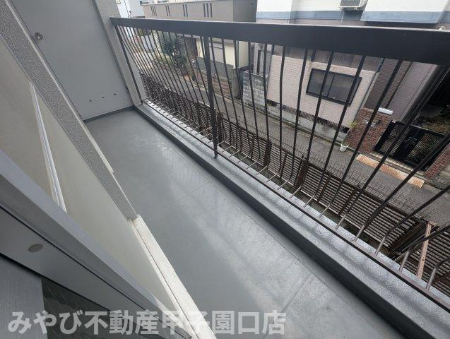 武庫川ハイツのバルコニー
