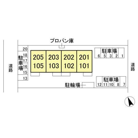 ｌｅ-ｃｉｅｌの区画図|他社様掲載物件もまとめてご紹介、ご案内可能です(^^)/