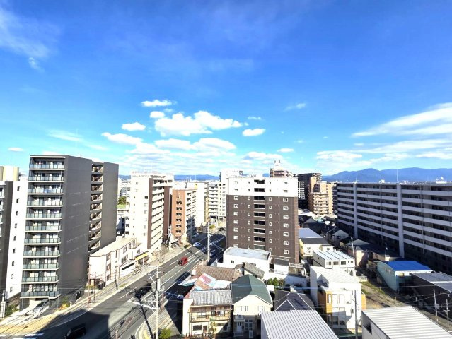 エスポワール吉塚の展望|南東向き陽当たり良好なので洗濯物もよく乾きそうです☆