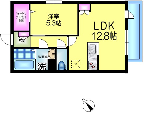 フェリシア梅島の間取り