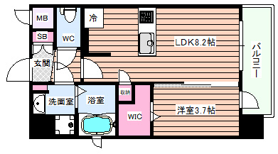 【間取り】 | プランドール新北野