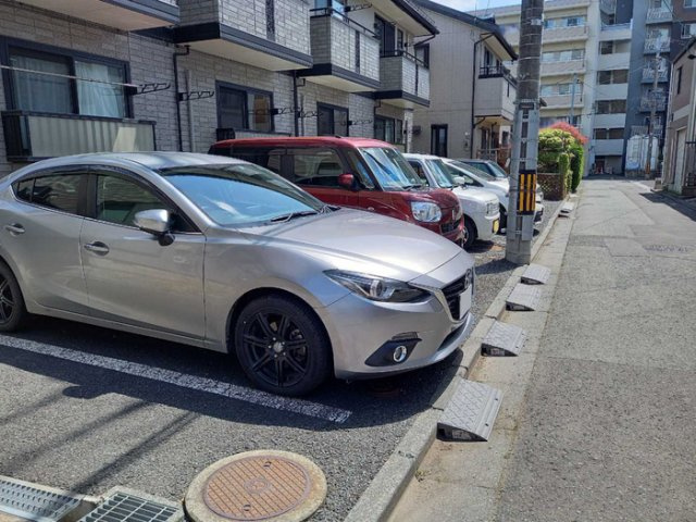 ピノ・ノワールの駐車場