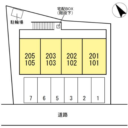 ピノ・ノワールの区画図