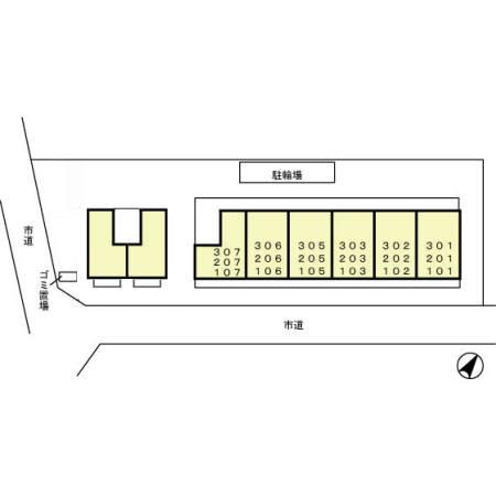 サンクレールの区画図
