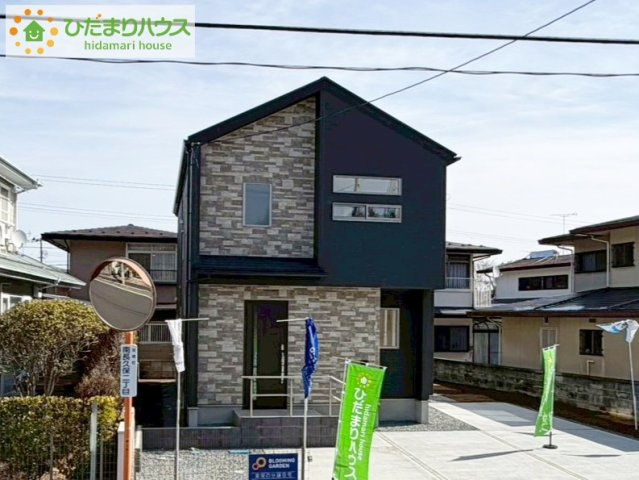 郡山市安積町南長久保二丁目　新築戸建　1号棟の外観|是非一度、ご家族そろってご内覧ください♪