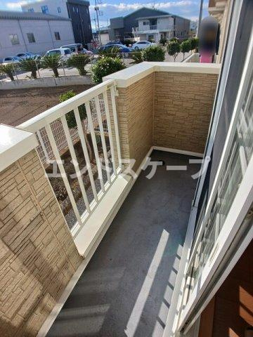 メゾンエスポールⅡ　Ｃのバルコニー|高崎、前橋のお部屋探しはエンドスケープまで！お客様の理想お聞かせ下さい♪