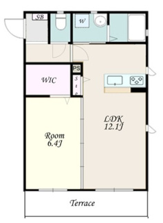 【間取り】 | サニー本太 | 間取りです。