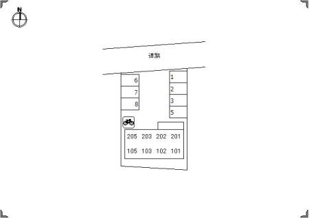 リバーサイド３３の区画図