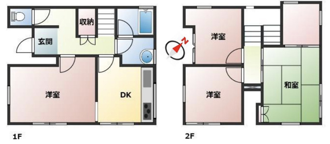 【間取り】 | 久喜市吉羽3丁目　中古戸建　