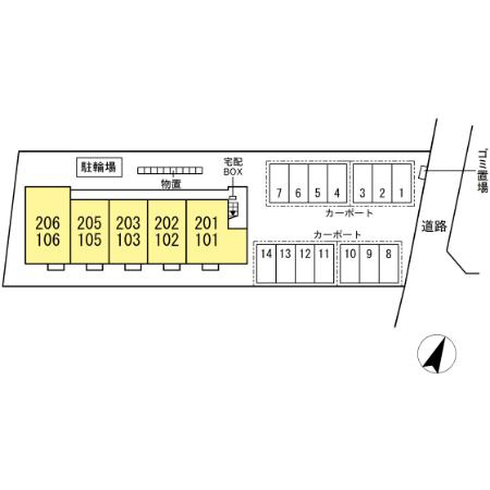 トリシアYの区画図