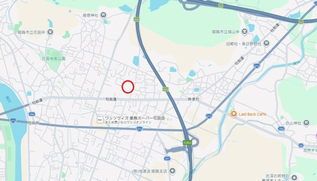 姫路市飾東町庄　　　　中古戸建の地図
