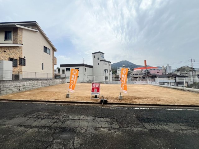 山王二丁目の前面道路含む現地写真