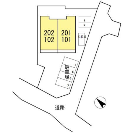 フローラの区画図