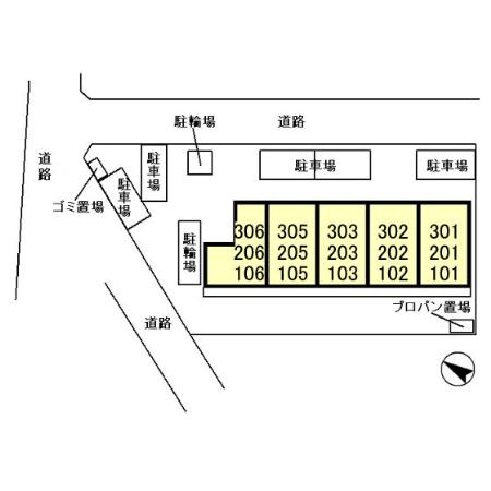 フローラの区画図