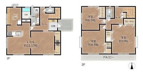 【間取り】 | 中新田リノベーション中古戸建