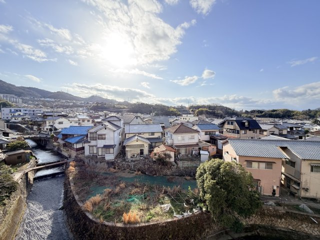 【展望】 | 【新規リノベ】イーストヒルズ矢野 | 全面棟が無いので、遠くまで見渡すことができます！