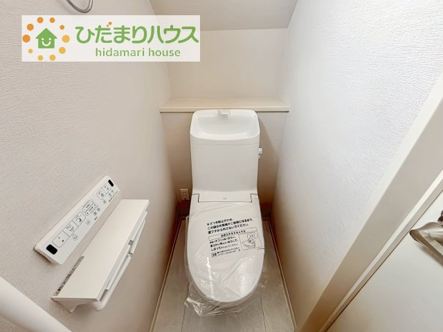 【トイレ】 | 阿見町荒川本郷第2期　新築戸建　4号棟 | トイレは1F、2F共に完備！取り合いになることがありませんね(^^)/