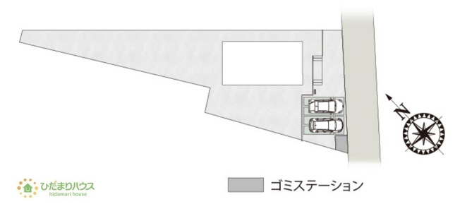 【区画図】 | 阿見町荒川本郷第2期　新築戸建　4号棟 | 南東側道路なので陽当り良好！