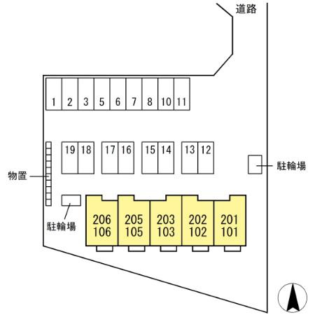 クレディの区画図