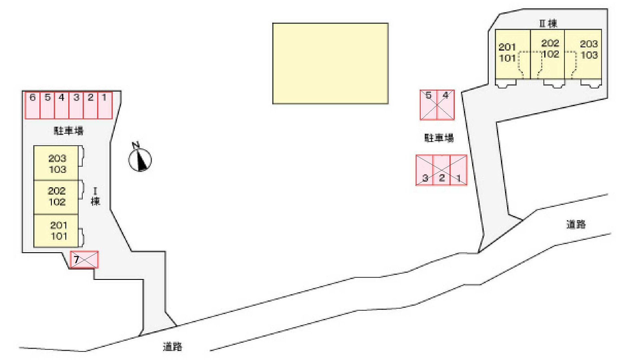 エーデル１の区画図