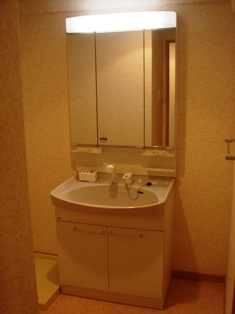 翔桜館の独立洗面台