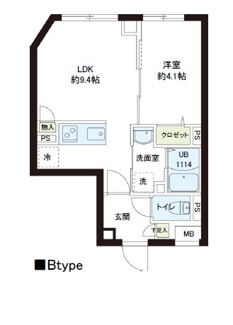 レピュア小石川レジデンスの間取り