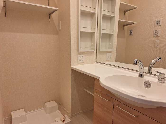 エバーグリーンの洗面所