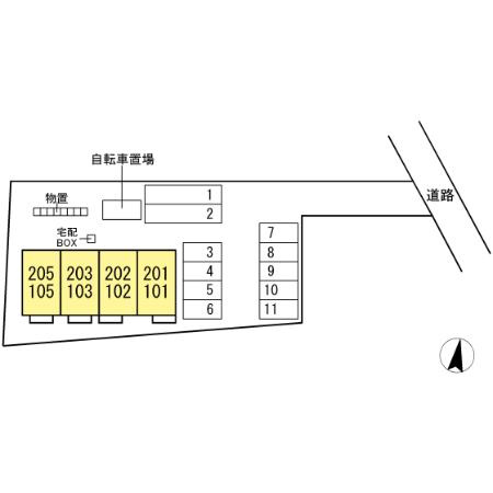 エバーグリーンの区画図