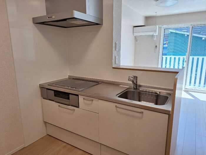 エバーグリーンのキッチン