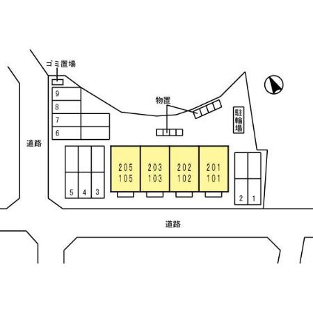 エスペランサ堤の区画図