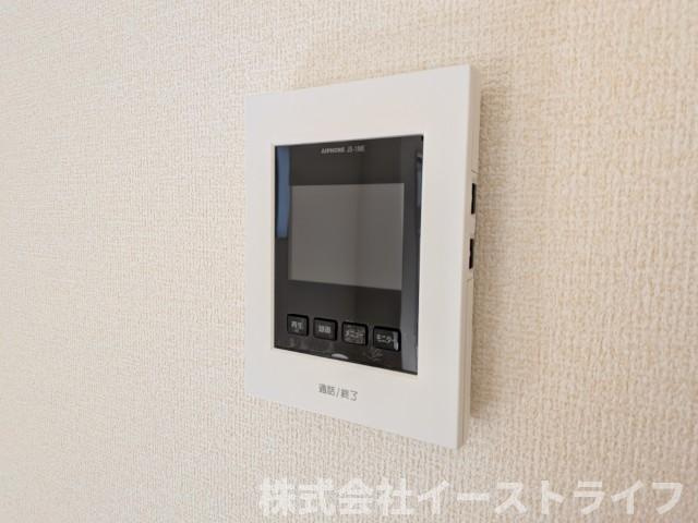 【新築戸建】　いわき市自由ヶ丘3期　全1棟のセキュリティ|お子さんのお留守番時など「知らない人が来たら出なくてもいい」と教育しておけば、防犯面でも格段に良くなります。