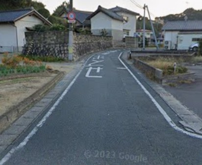 【新築戸建】　いわき市平南白土2期の前面道路含む現地写真|南側5.9ｍ公道
