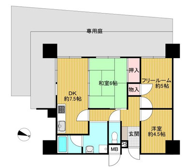 クリーンピア英賀保の間取り
