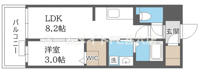【間取り】 | Alivis九条 