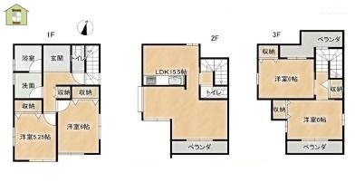 川口市三ツ和2丁目　中古一戸建て